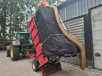 Dumptrailer  Zuigwagen kiepwagen met Votex zuigunit bladzuiger zuiger vuilopzuiger mestzuiger