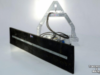 Rubber yard scraper Qmac 180 HYDR SCHUIN ACCORD
