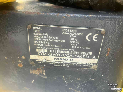 Mini-Excavator Yanmar SV08