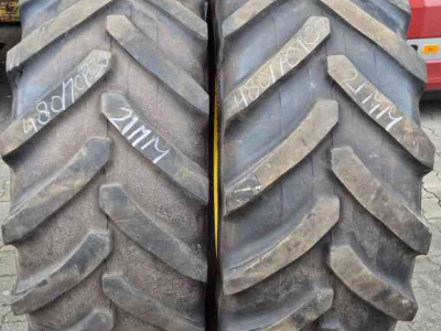 Wheels, Tyres, Rims & Dual spacers Alliance 480/70R30 AgriStar II 21mm op JOHN DEERE velg
