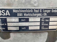 Slurry tank BSA BSA Duport mesttank 8 kuub mestverwerking