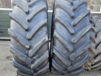 Wheels, Tyres, Rims & Dual spacers Michelin 580/70R38 en 480/70R28 Omnibib