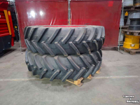 Wheels, Tyres, Rims & Dual spacers Firestone 420/85R38 Performer & Michelin 480/80R42 AgriBIB
