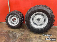 Wheels, Tyres, Rims & Dual spacers  420/85r30 + 280/85r24