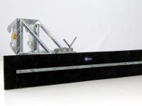 Rubber yard scraper Qmac Modulaire schuifbalk met canvas rubbermat