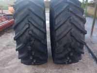 Wheels, Tyres, Rims & Dual spacers Trelleborg 650/65R38 540/65R28 set 90%
