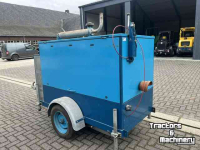 Stationary engine/pump set  onderstel geluid gedempt , MWM 3 cilinder