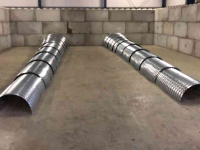 Storage ventilation systems  Nieuwe voorraad!!! Tolsma Halfronde kanalen nieuw! TT12 t/m TT-01 = ca 20m storten!