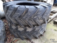 Wheels, Tyres, Rims & Dual spacers Michelin 16.9R28 set