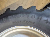 Wheels, Tyres, Rims & Dual spacers  Trelleborg 750/70R44 + 650/60R38