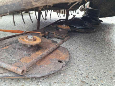 Mower Fella SM 270 met kneuzer voor evt. onderdelen of reparatie