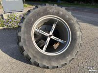 Wheels, Tyres, Rims & Dual spacers Michelin 540/65R34 Dubbelucht