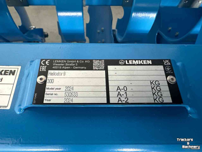 Disc harrow Lemken Heliodor 9