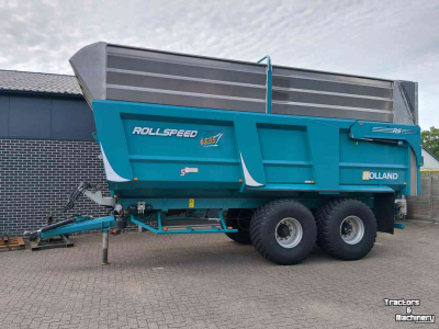 Dumptrailer Rolland Rollspeet 6835 Kipper Silage kipper gedwongen gestuurd