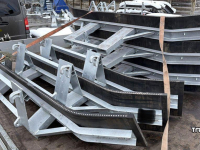 Rubber yard scraper Roo Rubber Vuilschuiver met lepel insteek