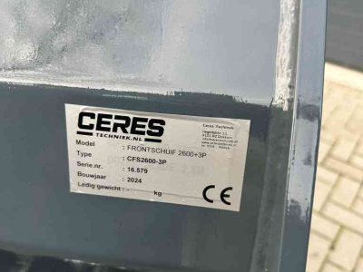 3-point scraper blade Ceres Frontschuif CFS 2600 3P