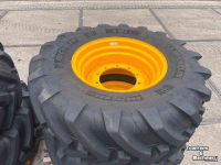 Telescopic Wheelloader Michelin 460/70R24 Band + velg JCB