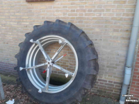 Wheels, Tyres, Rims & Dual spacers Michelin 16,9r38
