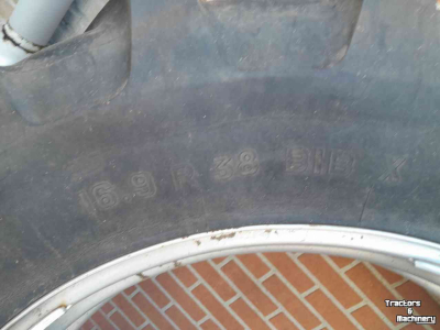 Wheels, Tyres, Rims & Dual spacers Michelin 16,9r38