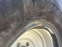 Wheels, Tyres, Rims & Dual spacers Massey Ferguson 480/65R24 + 600/65R34