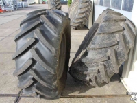 Wheels, Tyres, Rims & Dual spacers Mitas 540/65R28 SFT Super Flexion Tire voorbanden velgen trekkerbanden wielen 10-gaats tractorbanden