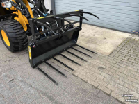 Manure Grabs JCB Mestgrijper Silagegrijper 140 cm minishovel Euro ophanging JCB