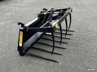 Manure Grabs JCB Mestgrijper Silagegrijper 140 cm minishovel Euro ophanging JCB