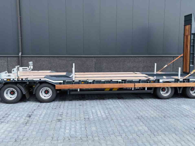 Low loader / Semi trailer  Twente Trailer 4 asser dieplader Nieuw
