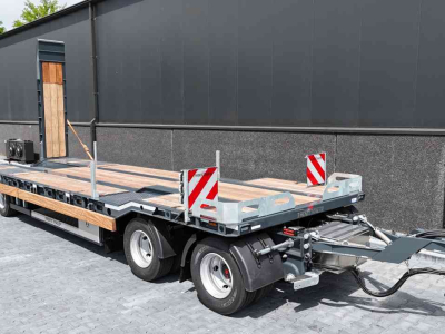 Low loader / Semi trailer  Twente Trailer 4 asser dieplader Nieuw
