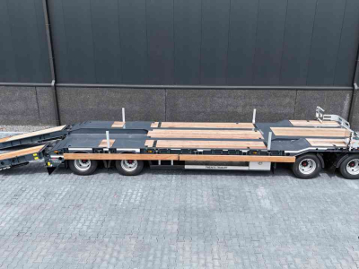 Low loader / Semi trailer  Twente Trailer 4 asser dieplader Nieuw
