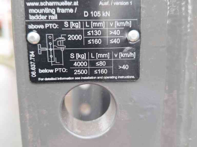 Used parts for tractors  scharmuller etagetrekhaak met k80