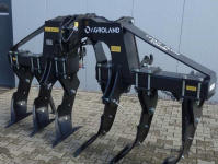 Deep subsoiler Kramer agroland 4 6 8 poots voorzet woel  model kongskilde paragrubber