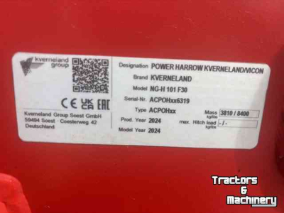 Rotary Harrow Kverneland NG-H  F30 101