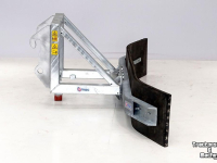 Rubber yard scraper Qmac 150 SCHUIF VAST JCB QUICK HITCH
