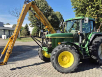 Tractor John Deere 6810 PQ+, TLS, kruip, airco met Herder MBK135LSH maaiarm