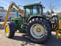 Tractor John Deere 6810 PQ+, TLS, kruip, airco met Herder MBK135LSH maaiarm