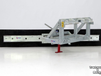 Rubber yard scraper Qmac 180 MECH SCHUIN SCHAFFER BORD