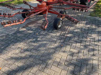 Rake Kuhn GA 381 GM zwadhark wierser ruggen enkele hark tandem