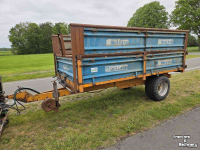 Dumptrailer Rolland BH45 kipper met kleppen en deuren