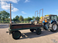 Low loader / Semi trailer  VIERWIELIGE LANDBOUWWAGEN