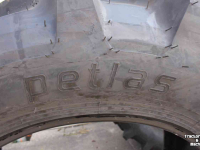 Wheels, Tyres, Rims & Dual spacers  440/65R28 Petlas TA-110 trekkerbanden voorbanden tractorbanden nieuw/gedemonteerd