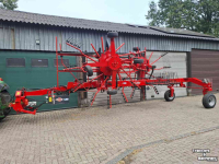 Rake Kuhn GA 8020 dubbele hark zijafleg, duiner dijker rugger wierser harken opdijker opduiner rotorhark
