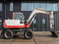 Excavator mobile Takeuchi TB070W mobiele graafmachine mobiele kraan bandenkraan