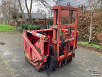 Silage cutting bucket Redrock HA 160 kuilhapper met hefmast en afschuiver