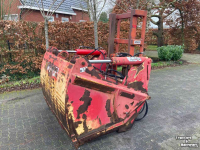 Silage cutting bucket Redrock HA 160 kuilhapper met hefmast en afschuiver