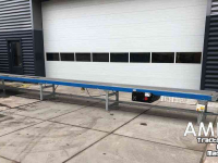 Conveyor  10000X600 MM TRANSPORTBAND VLAKKE BAND FLAT BELT CONVEYOR BELT FLACHBAND FÖRDERBAND