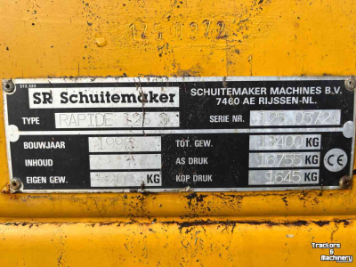 Self-loading wagon Schuitemaker Rapide 125 S opraapwagen. Weidebouwmachines