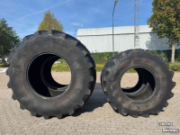 Wheels, Tyres, Rims & Dual spacers  800/70R38 & 600/70R28