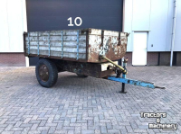 Dumptrailer  Kipper met houten opbouw
