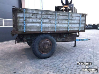 Dumptrailer  Kipper met houten opbouw